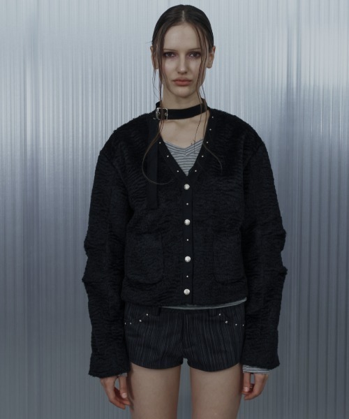 SETUPEXE ジャケット ノーカラージャケット 「SETUP‐EXE」SHORT CHOKER