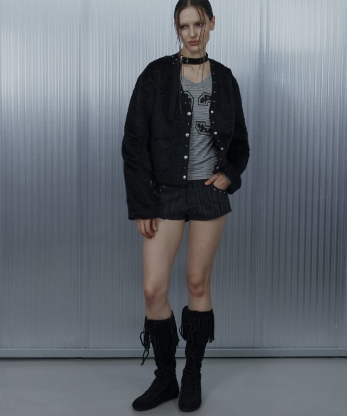 SETUPEXE ジャケット ノーカラージャケット 「SETUP‐EXE」SHORT CHOKER