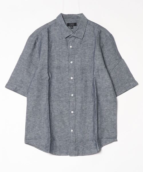 「BANANA REPUBLIC FACTORY STORE」 半袖シャツ X-LARGE ブラック メンズ_画像6