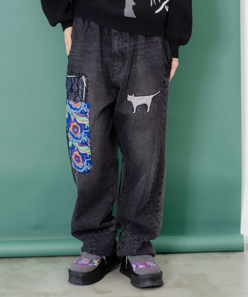 ScoLar（スカラー） ジーンズ デニム デニムパンツ 153672：綿×レース