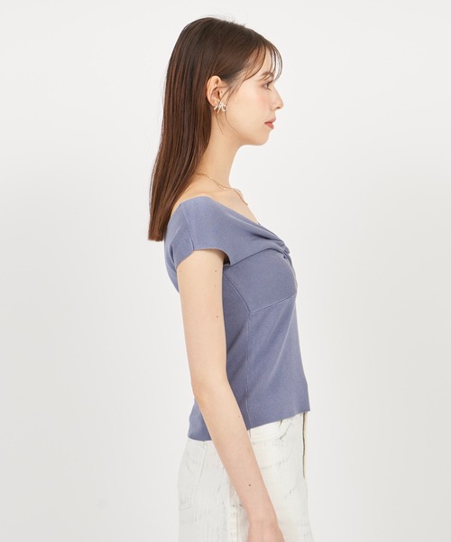 「ROYAL PARTY」 ノースリーブニット FREE ブラック レディース_画像2