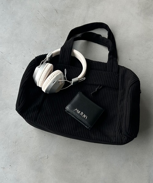 UNDERSTATEMENTs ボストンバッグ 「ユニセックス」2WAYコーデュロイ