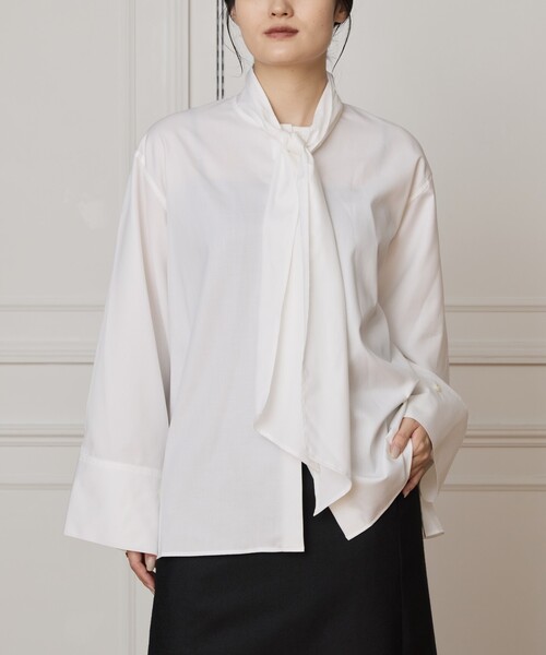 IENA LA BOUCLE（イエナラブークル） ブラウス シャツ コットンフロン