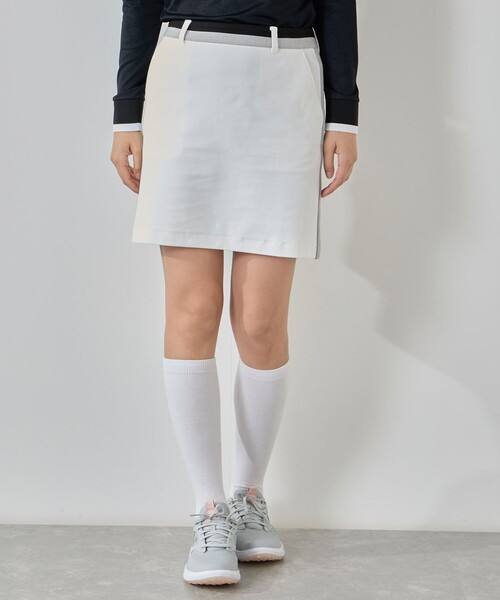 ジュン アンド ロペ　JUN & ROPE　ハイテンション配色使いスカート　レディス JUN&ROPE'（ジュンアンドロペ） スカート ハイテンション配色使い