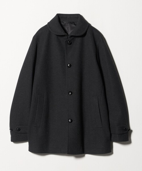 A DAY IN THE LIFE コート ジャケット ニットメルトン ショールカラー