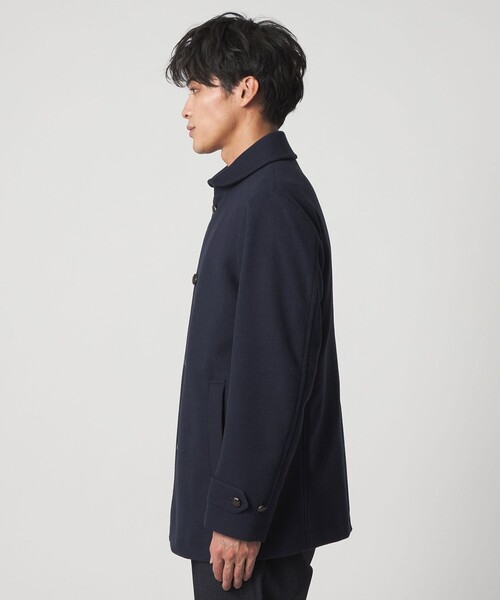 A DAY IN THE LIFE コート ジャケット ニットメルトン ショールカラー