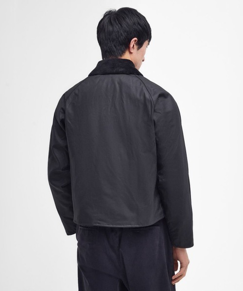 ブルゾン アウター Barbour Spey Wax Short Jacket（バブアー スペイ ワックス ショート ジャケット） メンズの画像