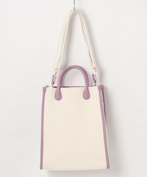 「ACCOMMODE」 2WAYバッグ FREE パープル レディース_画像2