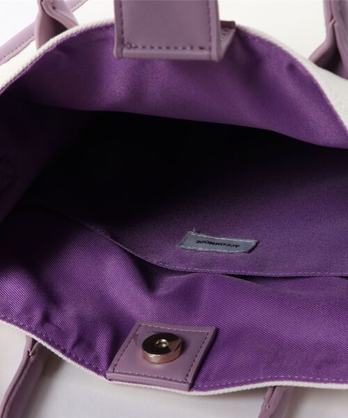 「ACCOMMODE」 2WAYバッグ FREE パープル レディース_画像4