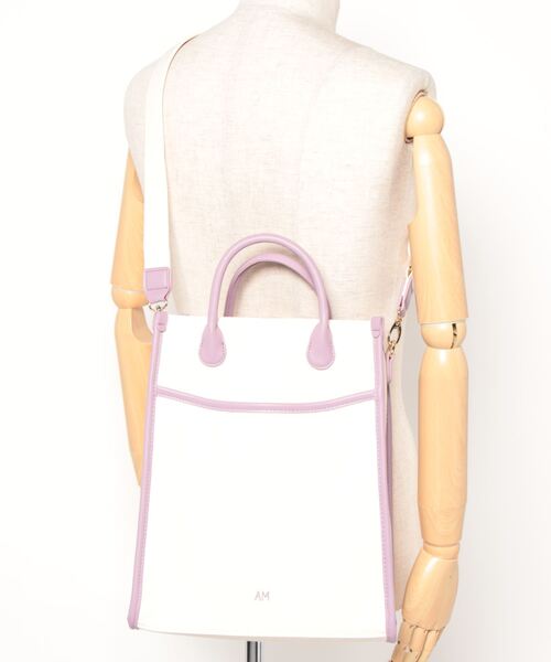 「ACCOMMODE」 2WAYバッグ FREE パープル レディース_画像5