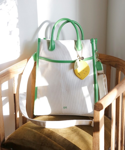 「ACCOMMODE」 2WAYバッグ FREE パープル レディース_画像6