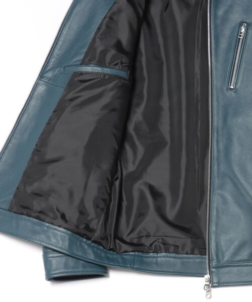 「RATTLE TRAP」 レザーブルゾン S ブラック メンズ_画像3