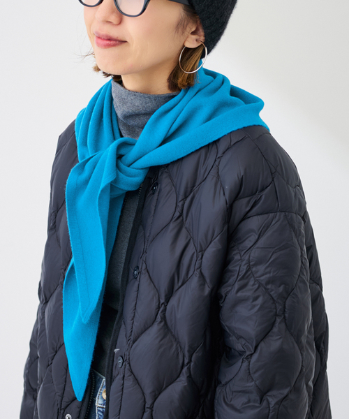 FRAMeWORK ストール マフラー AQUA サンカクストール レディース