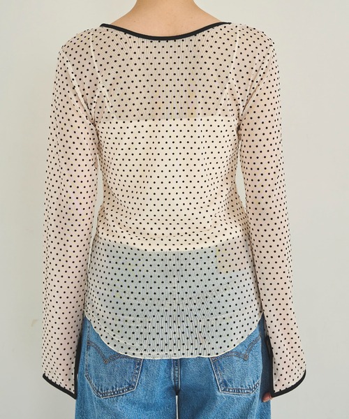 「meilmada」 長袖カットソー FREE ブラック レディース_画像4