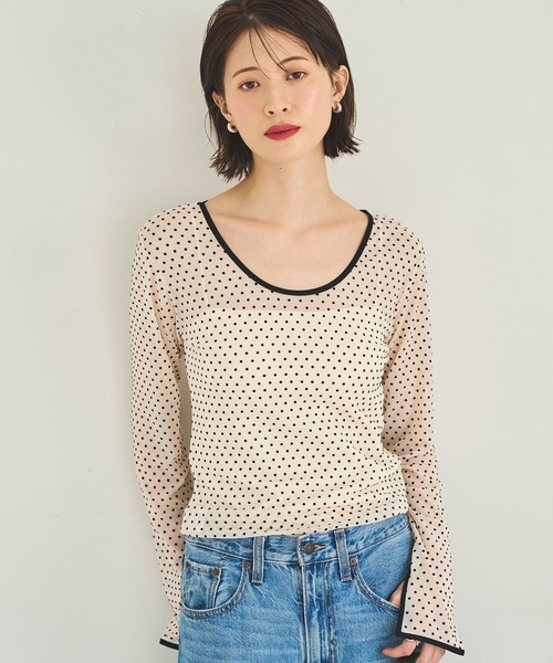 「meilmada」 長袖カットソー FREE ブラック レディース_画像8