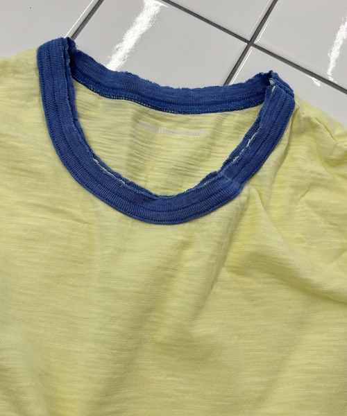 kotohayokozawa（コトハヨコザワ） tシャツ 半袖 CRASHED RINGER TEE