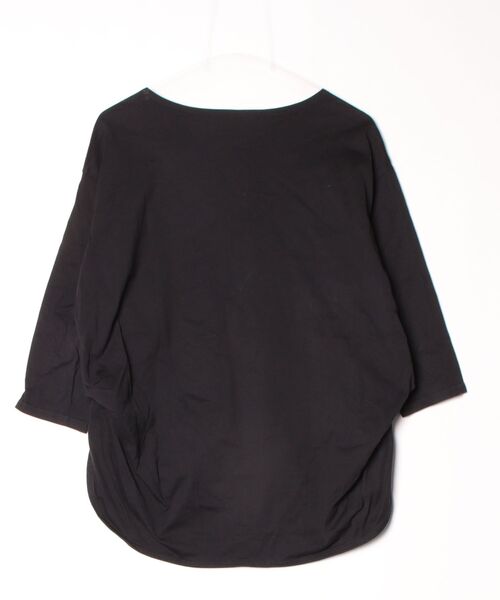 「mizuiroind」 7分袖カットソー - ブラック レディース_画像2