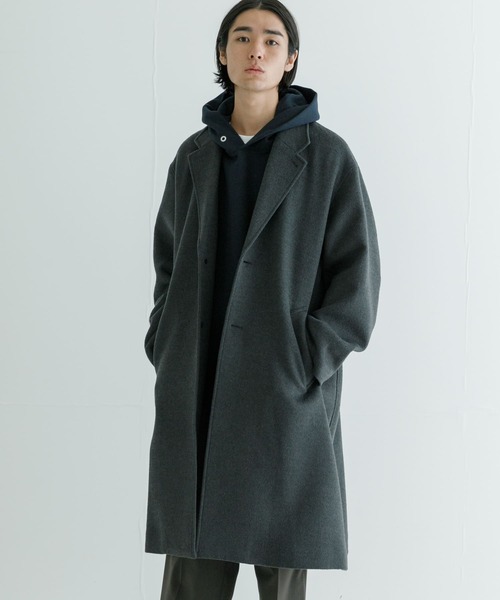 urban research オーバーコート 黒 ブラック URBAN RESEARCH チェスターコート コート オーバーチェスターコート メンズ  : ZOZOTOWN アーバンリサーチ　チェスターコートコート　メンズ