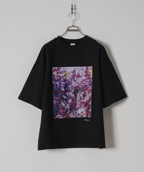 「Casper John」 半袖Tシャツ MEDIUM ブラック系その他 メンズ_画像5