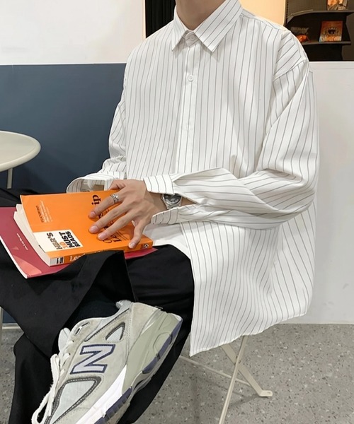 ルイヴィトン　ストライプシャツ　オーバーシャツ louis-vuitton--