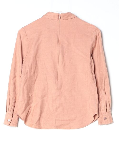 「NOBLE」 長袖ブラウス 36 オレンジ レディース_画像2