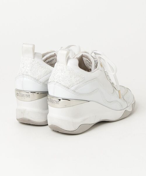 「+diana」 ローカットスニーカー 21.5cm ホワイト レディース_画像2