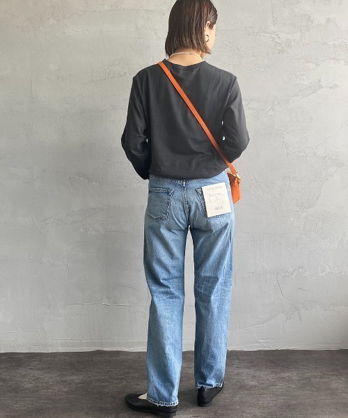 「AMERICANA」 長袖カットソー ONE SIZE チョコ レディース_画像4