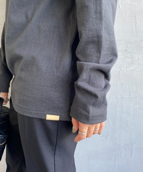 「AMERICANA」 長袖カットソー ONE SIZE チョコ レディース_画像6