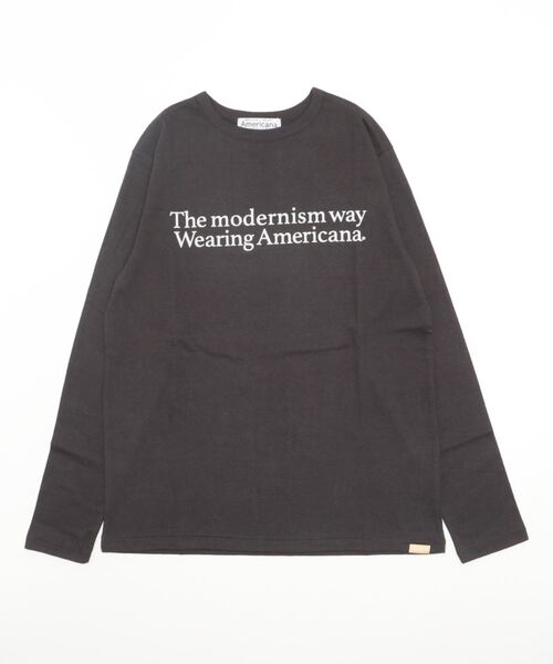 「AMERICANA」 長袖カットソー ONE SIZE チョコ レディース_画像7