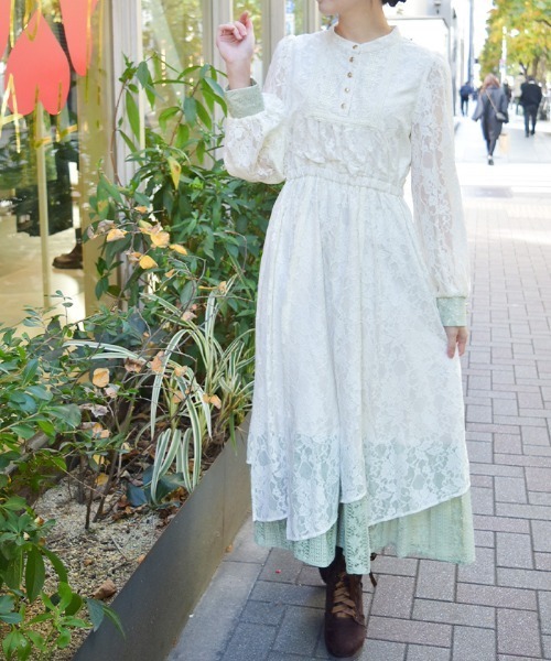 axes femme（アクシーズ ファム） ワンピース イレヘム総レース