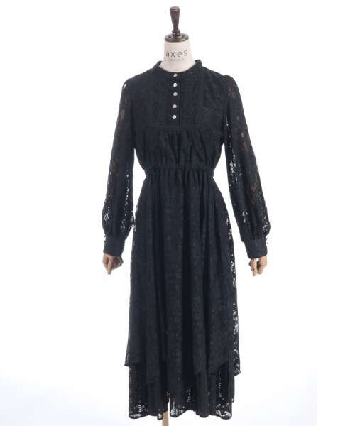 axes femme（アクシーズ ファム） ワンピース イレヘム総レース