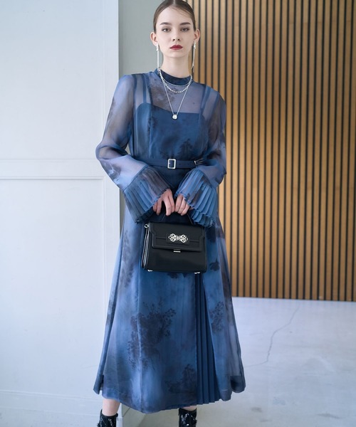 HARE（ハレ） ワンピース 「CEREMONY」2Pシアーフラワーワンピース