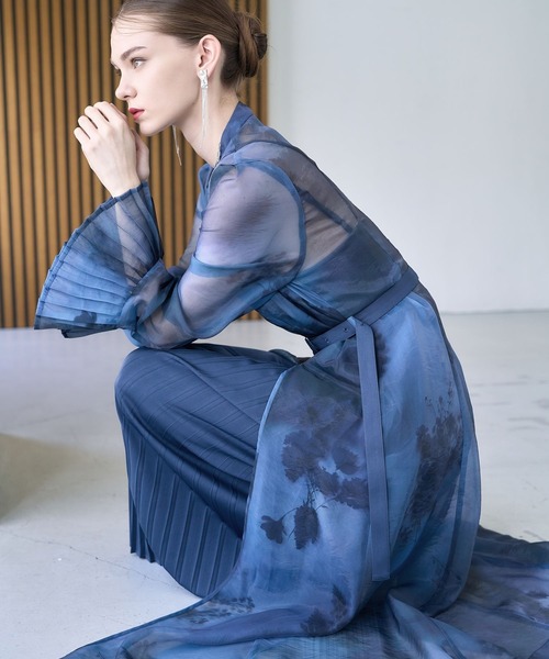 HARE（ハレ） ワンピース 「CEREMONY」2Pシアーフラワーワンピース