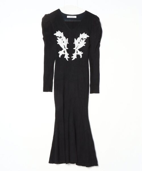 Herlipto ブラックワンピース Her lip to - herlipto Opera Midi Dress Black S ワンピース黒の通販