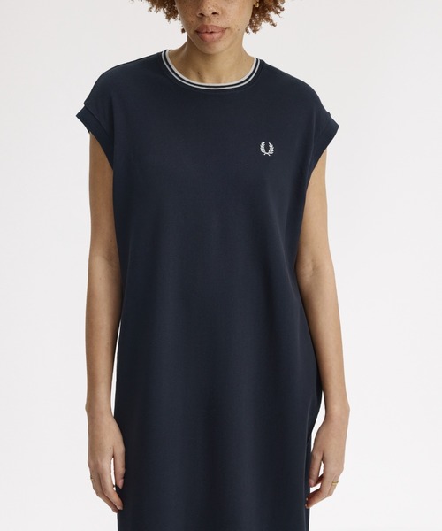 ワンピース Sheer Tipped T-Shirt Dress／シアーティップラインTシャツワンピースの画像