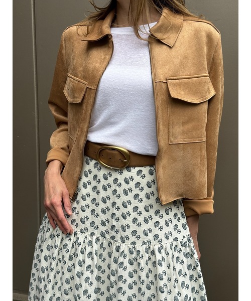 BANANA REPUBLIC スエードジャケット ダブルジップ BANANA REPUBLIC公式オンラインストア | スエード トラッカージャケット