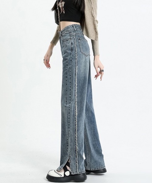 [DIAVEL] Denim брюки L sax голубой женский 