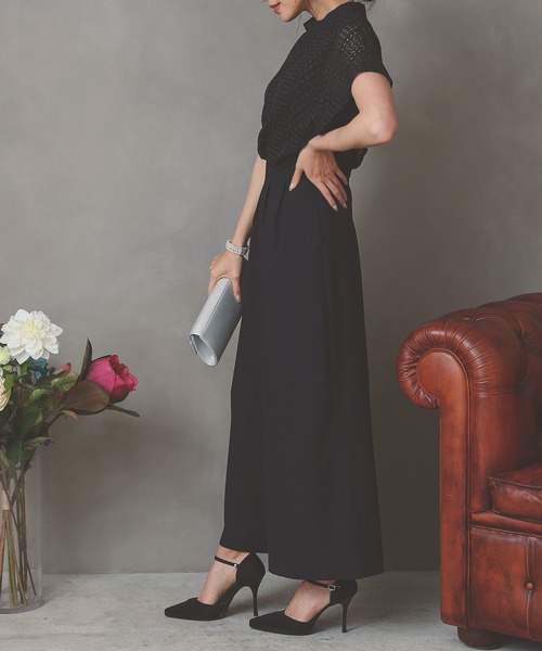 「Kana」 オールインワン S カーキ レディース_画像4