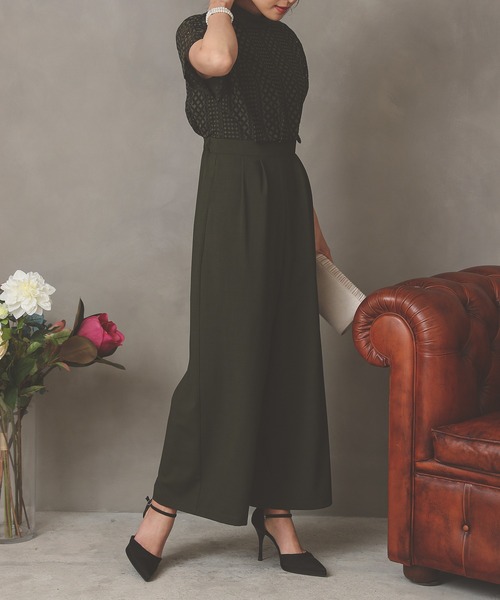 「Kana」 オールインワン S カーキ レディース_画像6