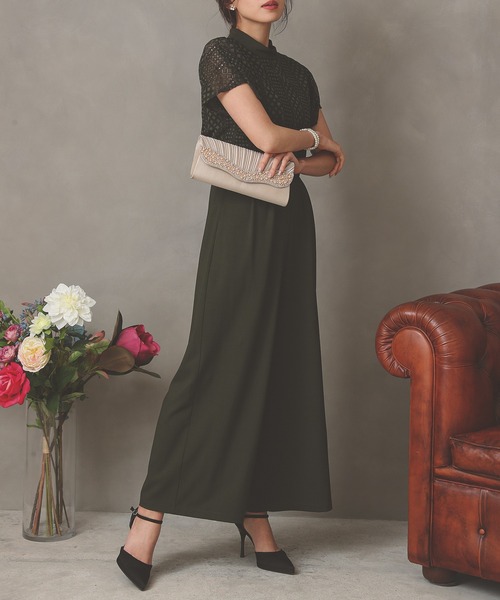 「Kana」 オールインワン S カーキ レディース_画像7