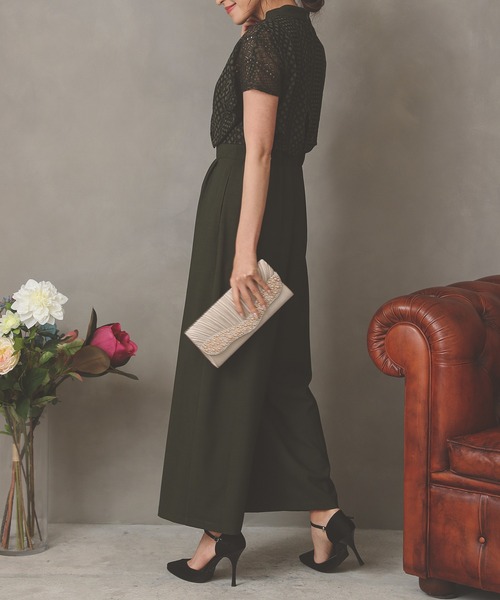 「Kana」 オールインワン S カーキ レディース_画像8