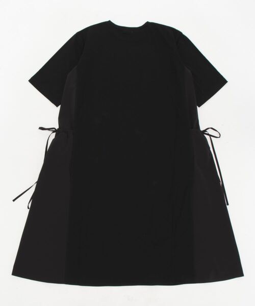 「haupia」 半袖ワンピース MEDIUM ブラック レディース_画像3