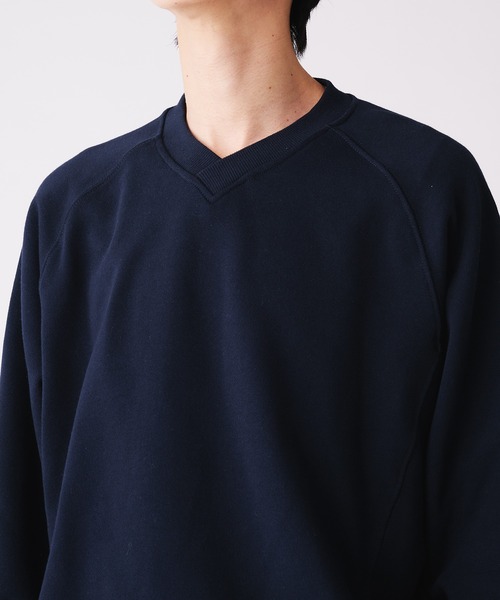 「Adoon plain」 スウェットカットソー LARGE グレー メンズ_画像2