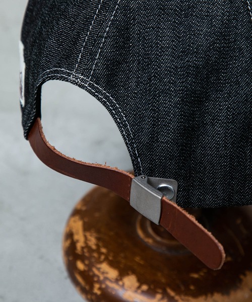 「Mighty Shine」 「bridgecap」キャップ L インディゴブルー メンズ_画像3