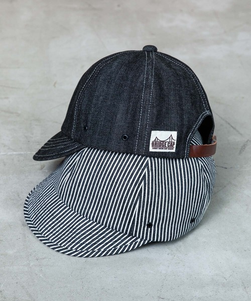 「Mighty Shine」 「bridgecap」キャップ L インディゴブルー メンズ_画像4