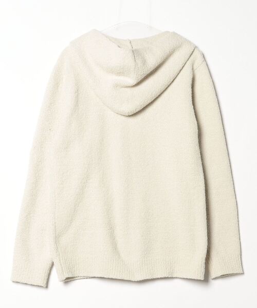 「Kashwere」 ジップアップパーカー L ベージュ レディース_画像2