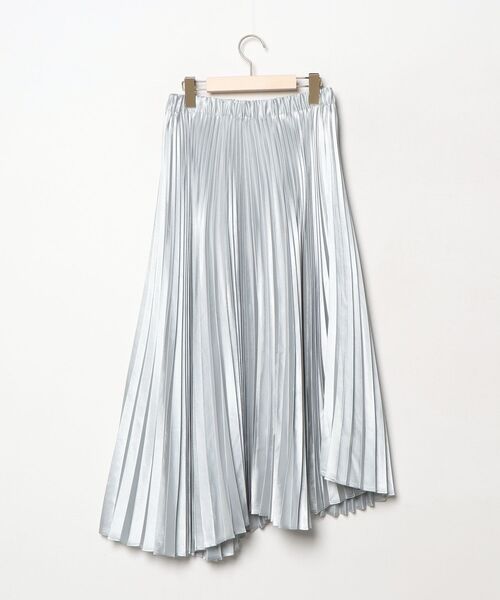 「FROMFIRST musee」 プリーツスカート FREE シルバー レディース_画像2