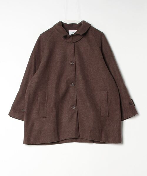 「FREE STYLISTS」 ステンカラーコート FREE ブラウン レディース_画像5