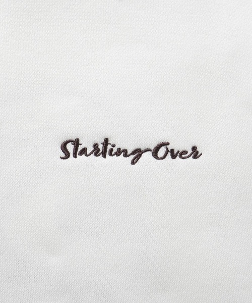 「Starting Over」 ジップアップパーカー L チャコールグレー メンズ_画像2