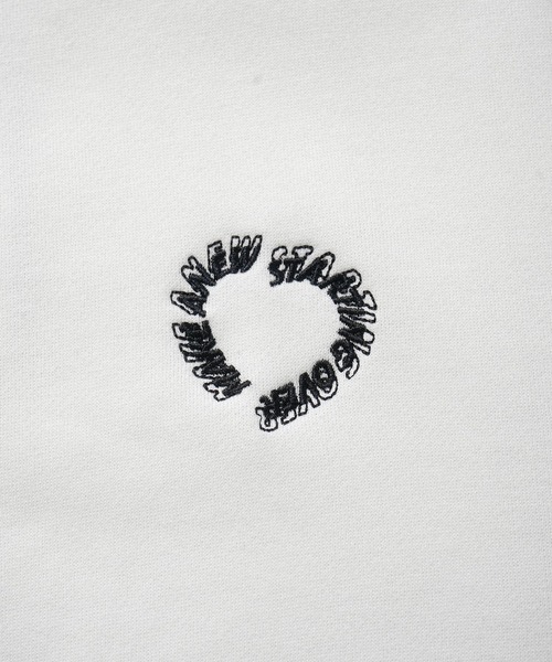 「Starting Over」 ジップアップパーカー L チャコールグレー メンズ_画像4